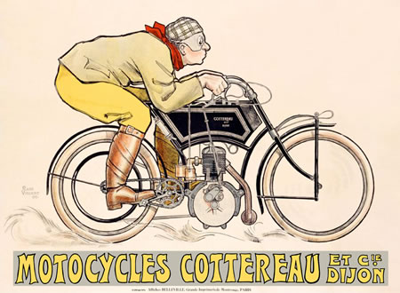 Motocycles Cottereau by Rene Vincent