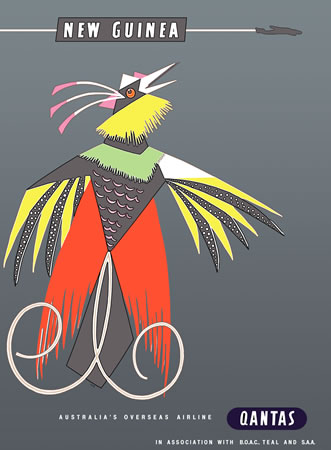 Qantas New Guinea Bird of Paradise by Harry Rogers
